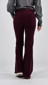 Pantalone velluto zampa T.