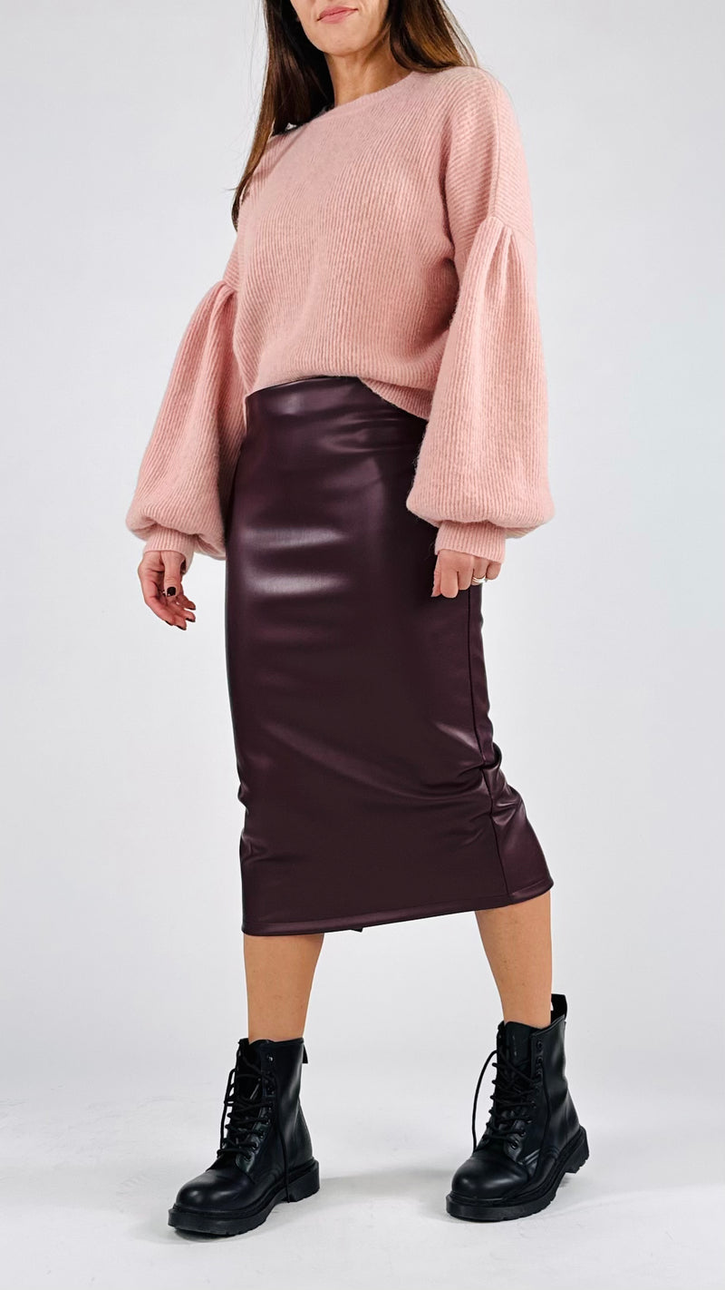 Longuette ecopelle H.