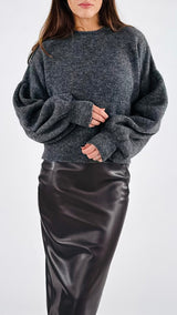 Pull alpaca manica baloon Vic.