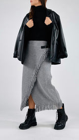 Gonna maglia frange Vic.