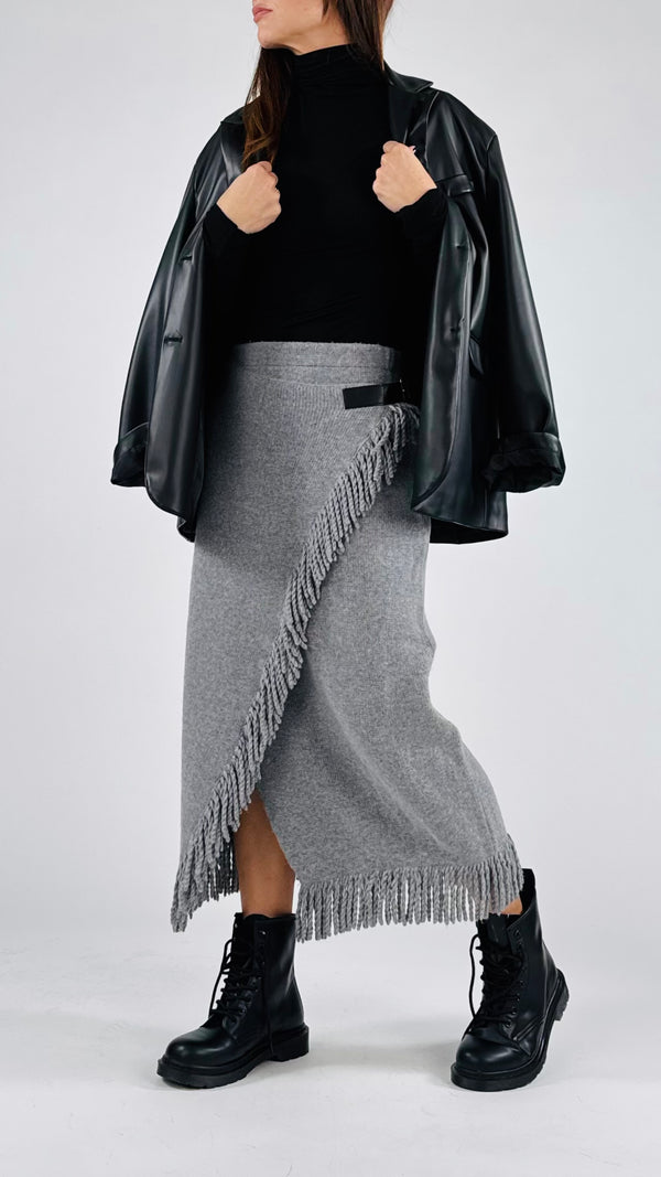 Gonna maglia frange Vic.