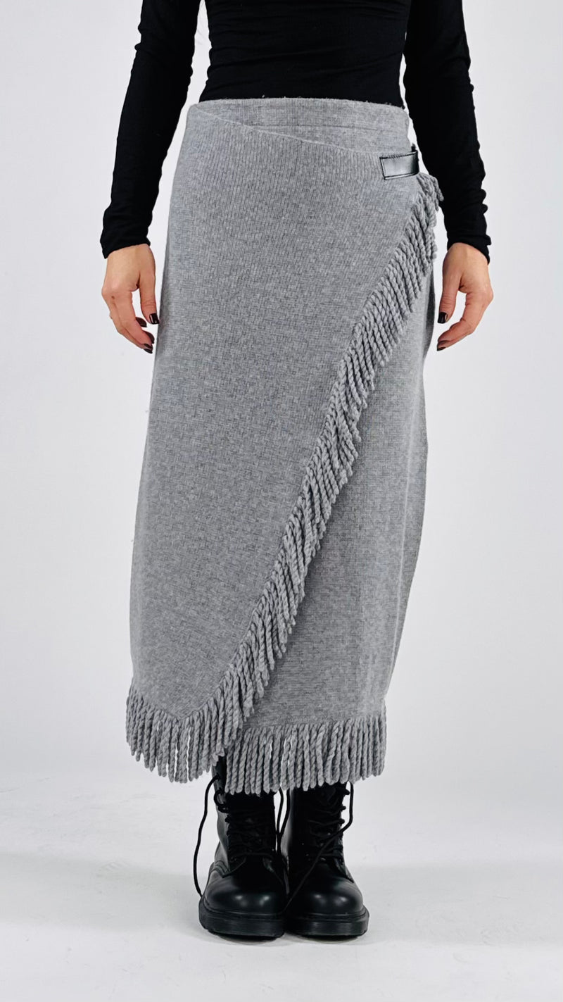 Gonna maglia frange Vic.