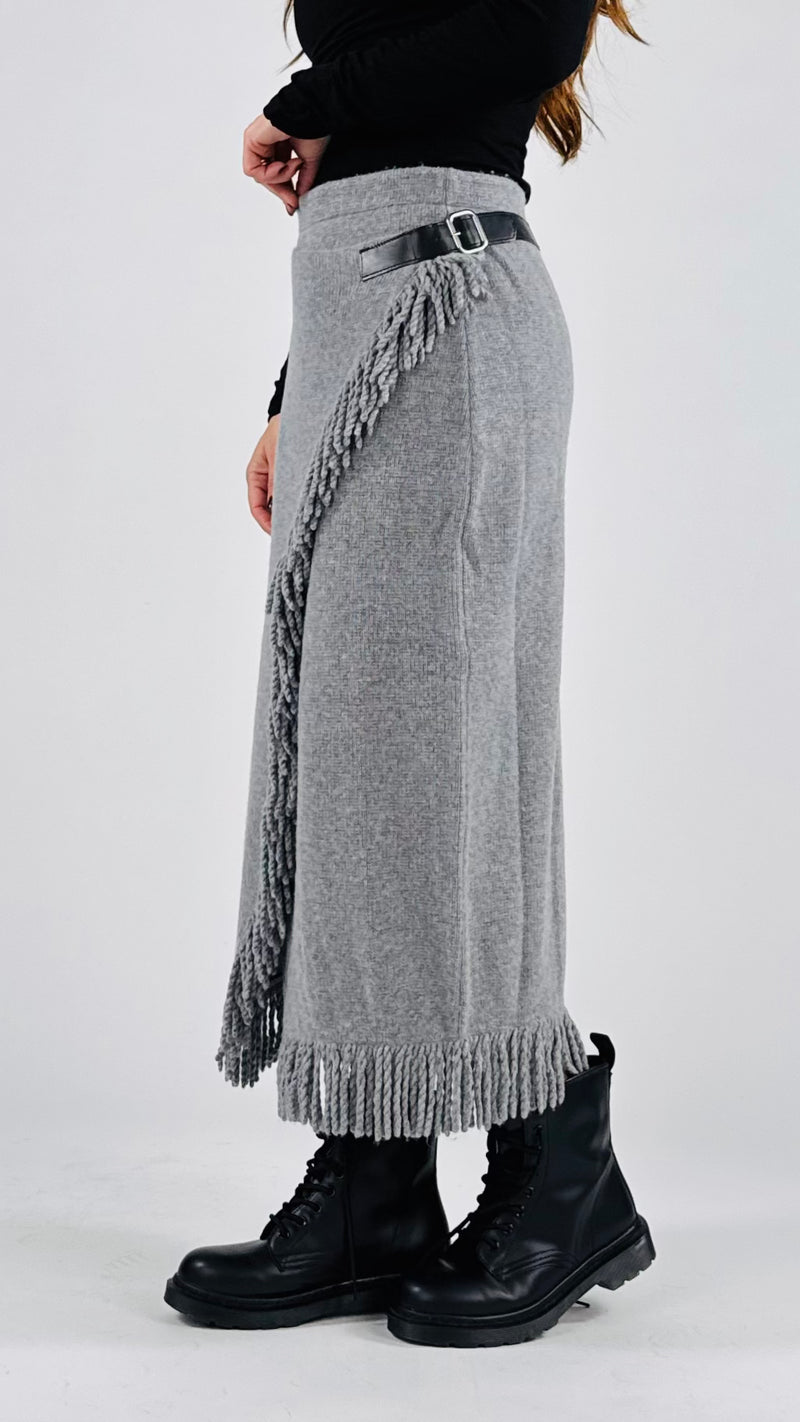 Gonna maglia frange Vic.