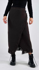 Gonna maglia frange Vic.