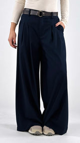 Pantalone doppia pence cucita H.