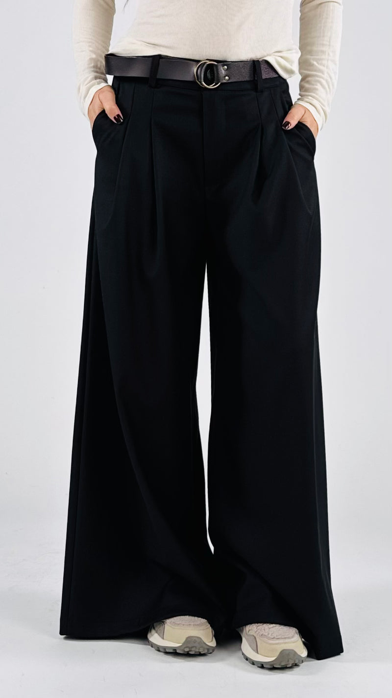Pantalone doppia pence cucita H.