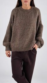 Pull over lana infeltrita You