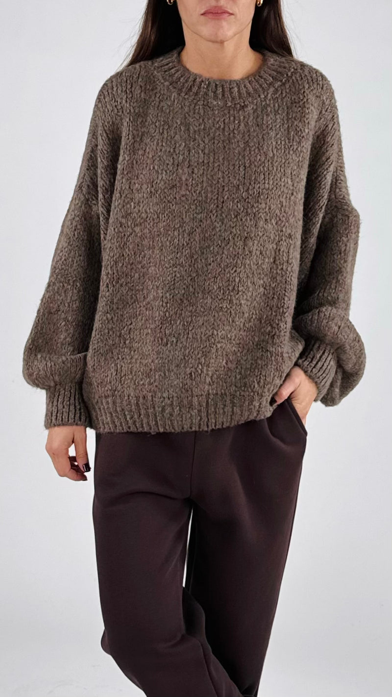 Pull over lana infeltrita You