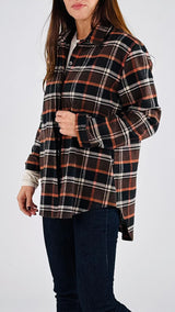 Camicia stondata flanella H.