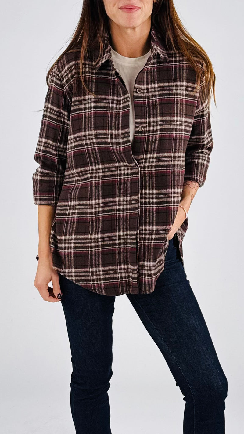 Camicia stondata flanella H.