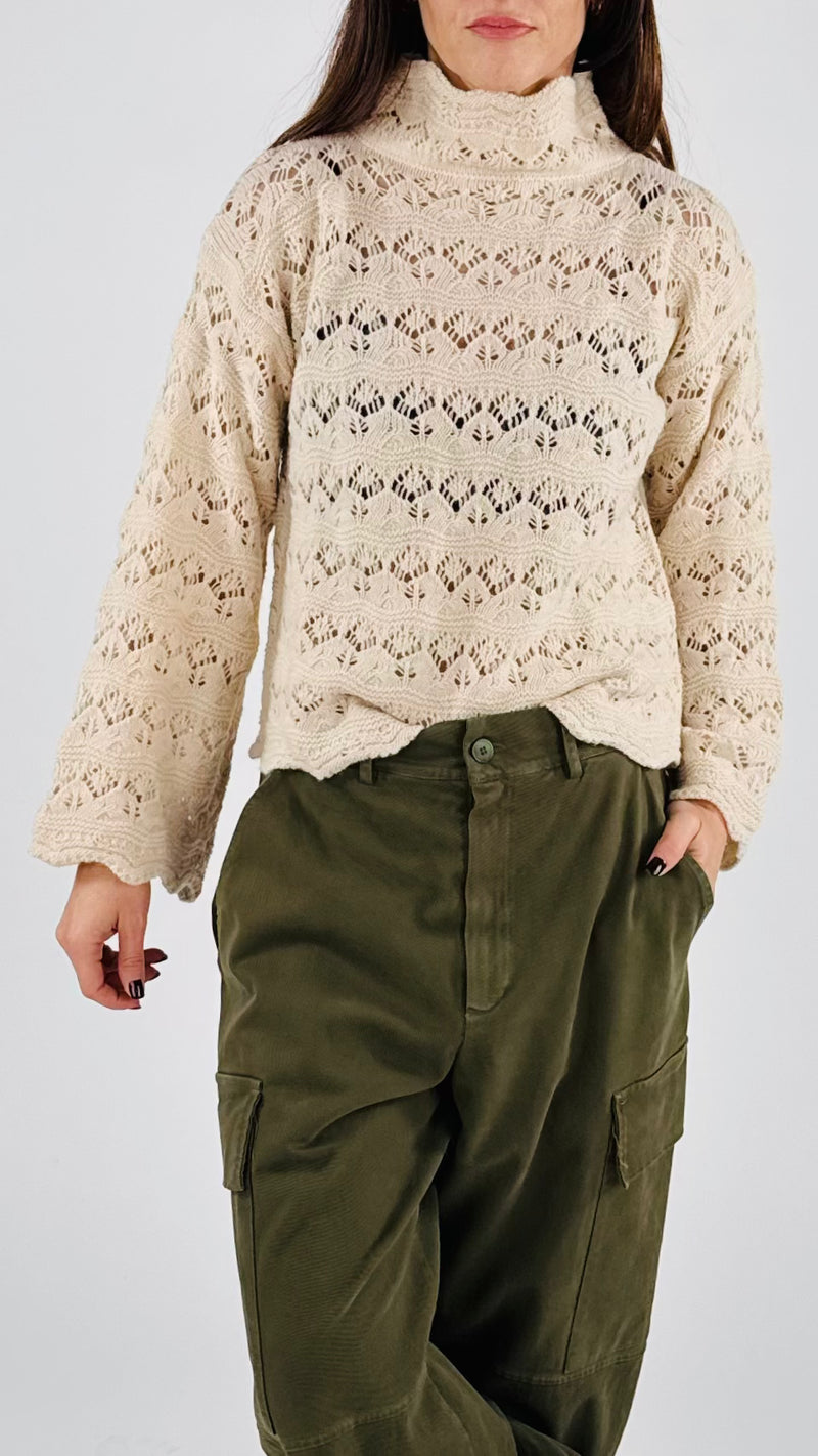 Pull traforo collo cratere H.