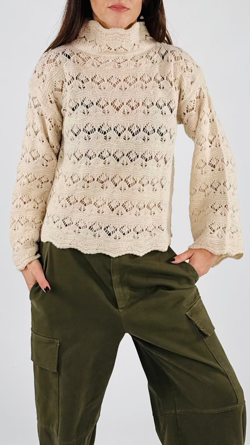 Pull traforo collo cratere H.