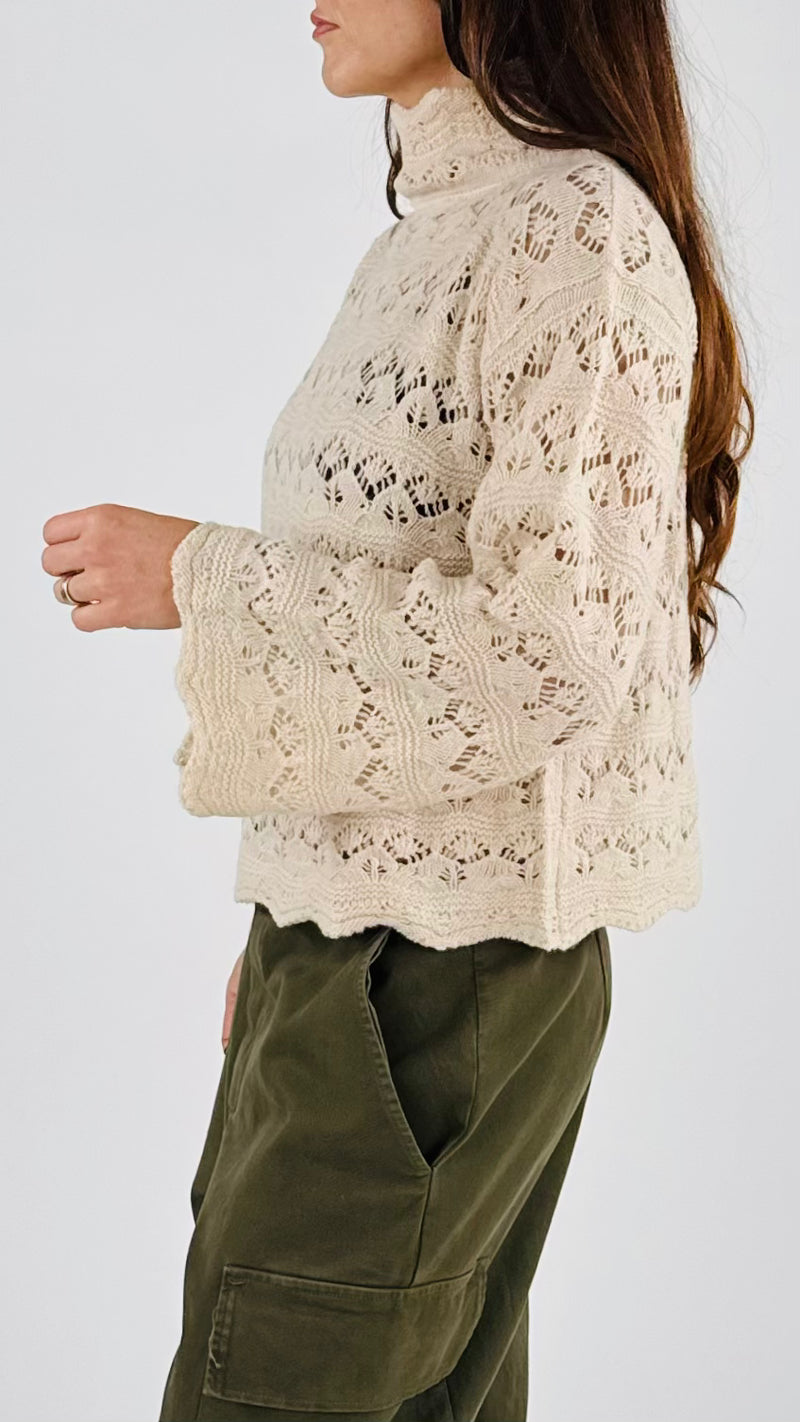 Pull traforo collo cratere H.