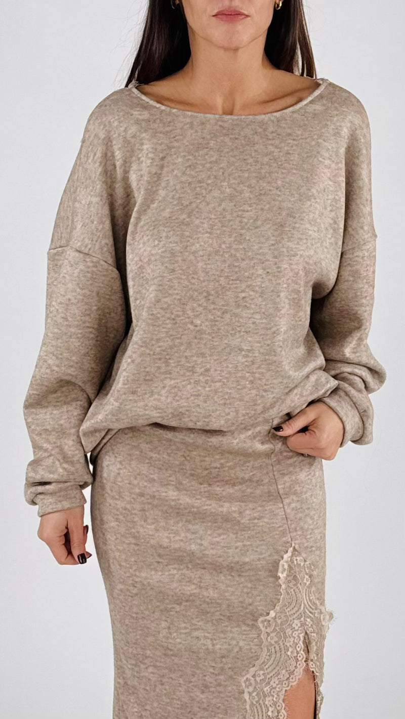 Maglia over jersey doppio filo H.