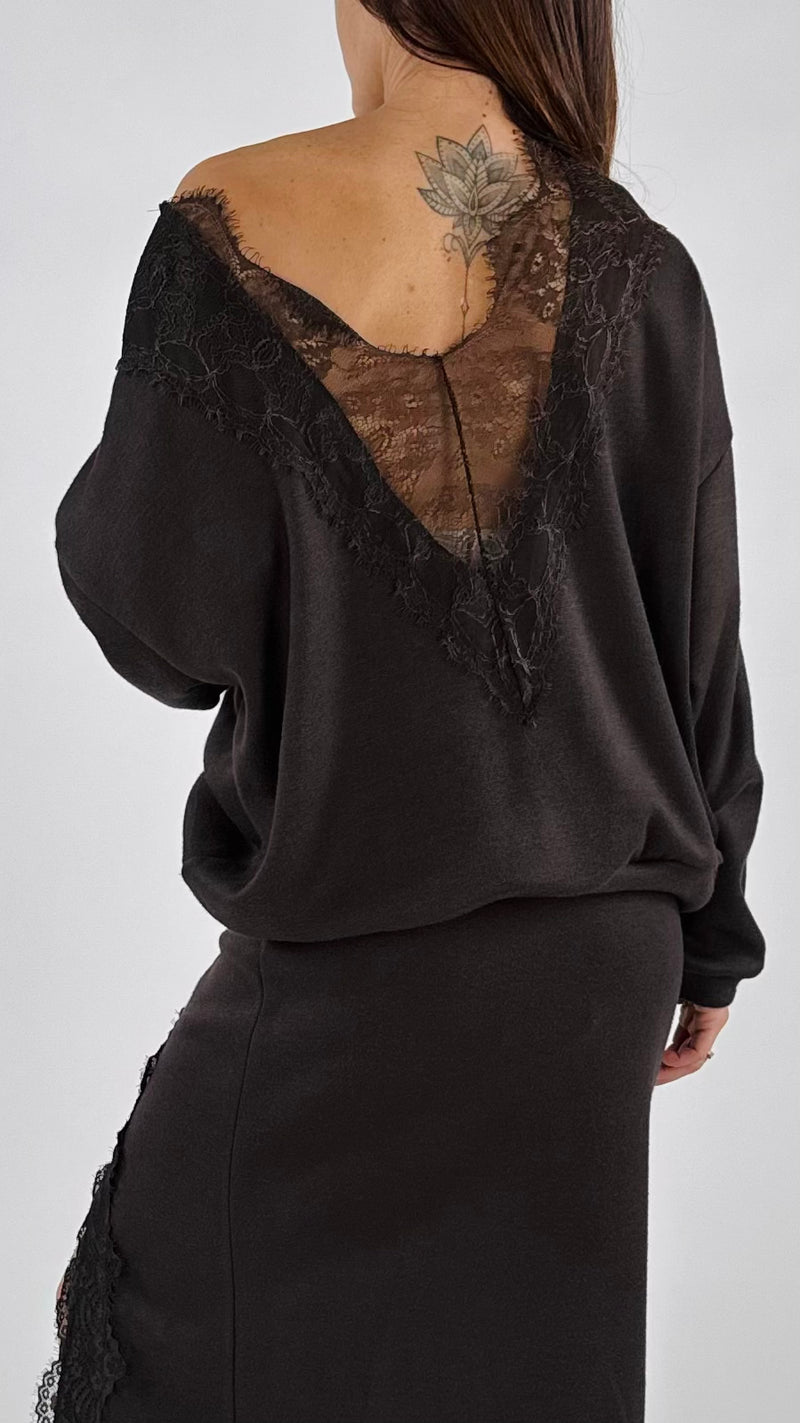 Maglia over jersey doppio filo H.