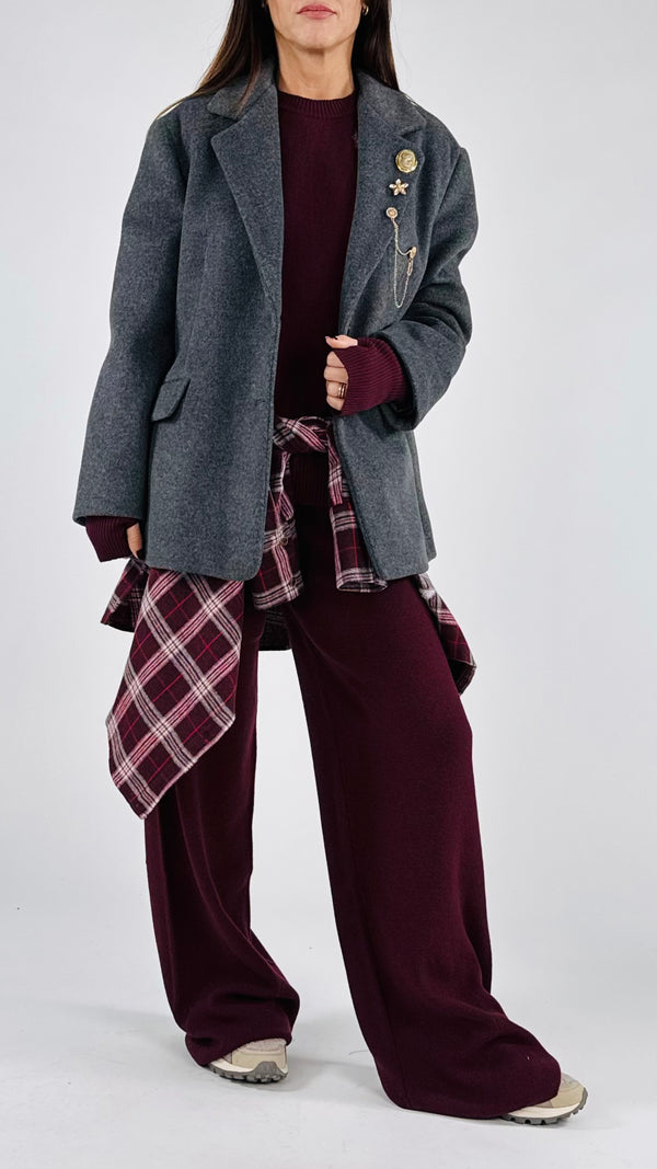 Cappotto corto panno Vic.