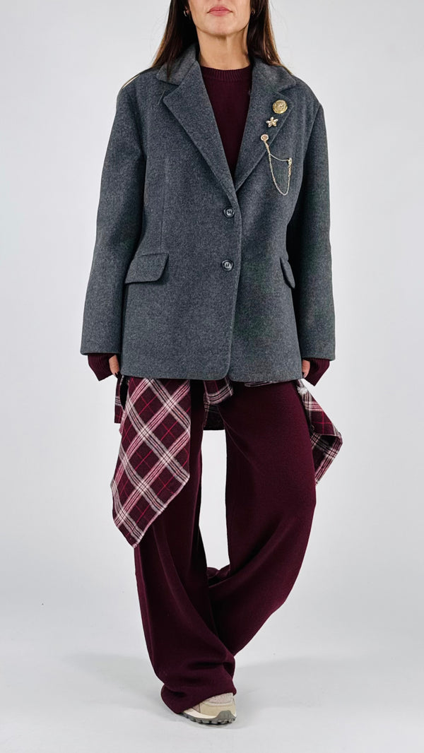 Cappotto corto panno Vic.