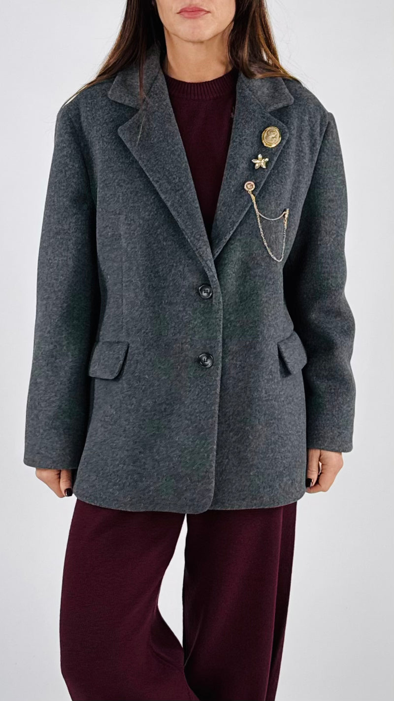 Cappotto corto panno Vic.