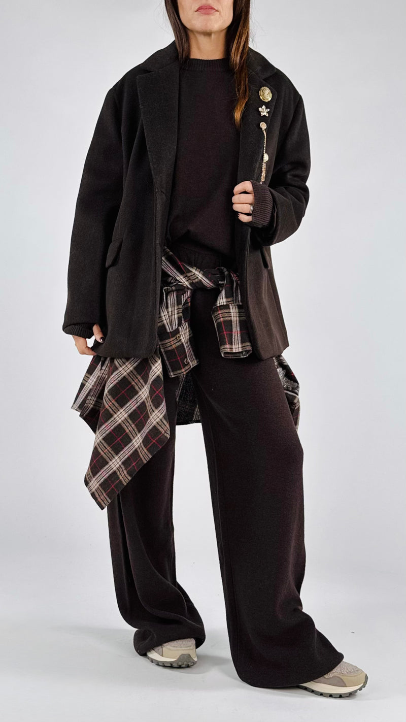 Cappotto corto panno Vic.