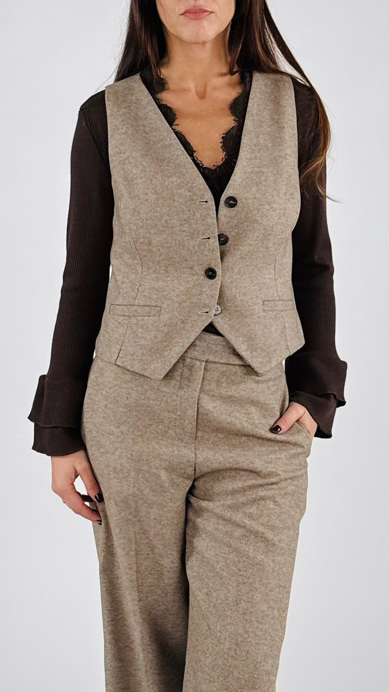 Gilet sale e pepe Kashà T.