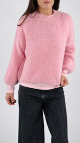 Pull alpaca collo in piedi H.