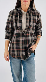 Camicia stondata flanella H.