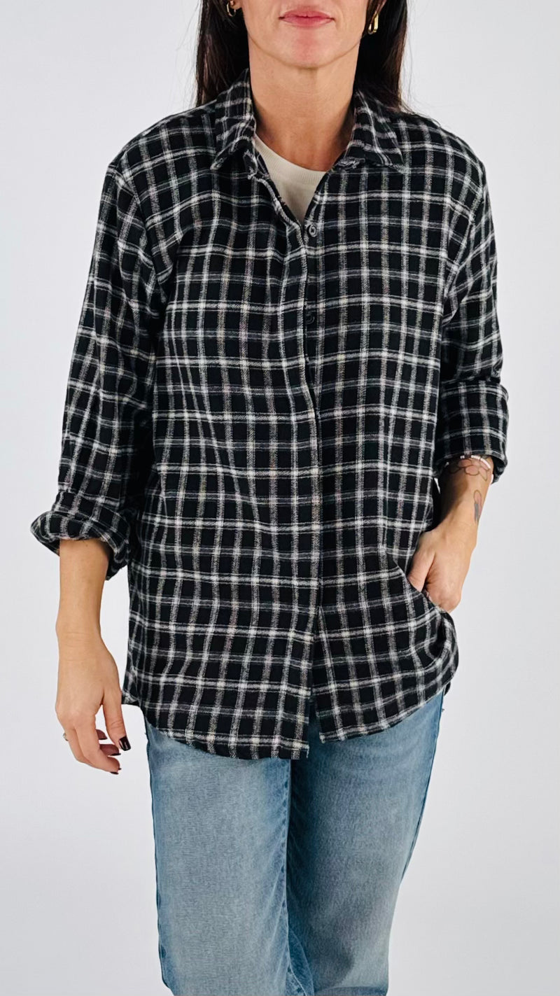 Camicia stondata flanella H.