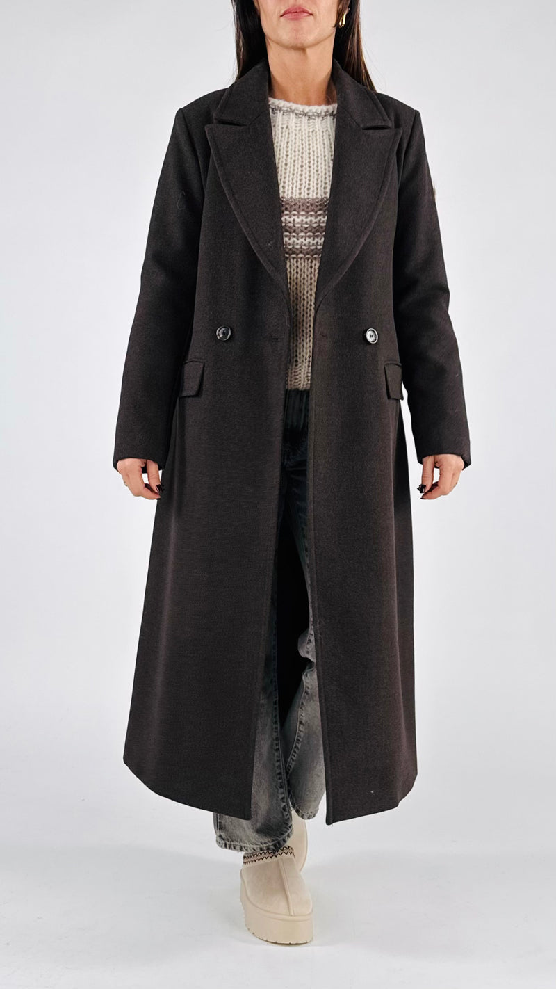 Cappotto doppiopetto diagonale T.