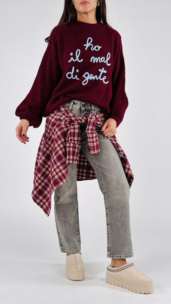 Pull "ho mal di gente"