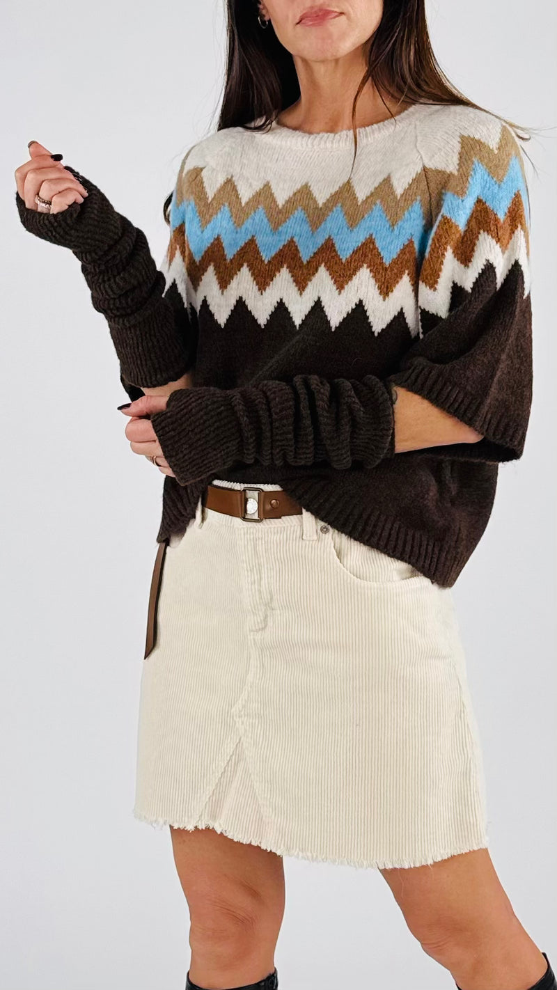 Pull zig zag manicotti H.