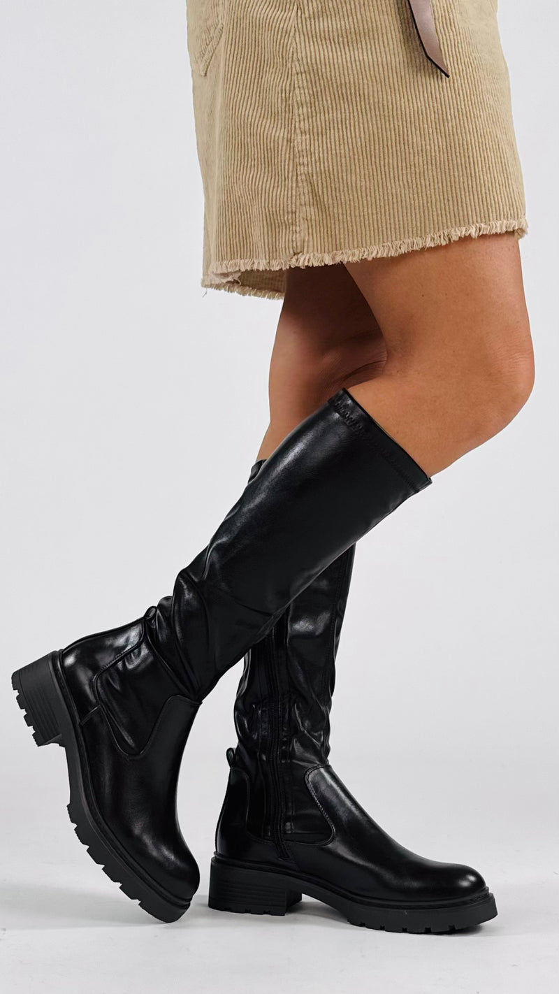 Stivale alto sfoderato