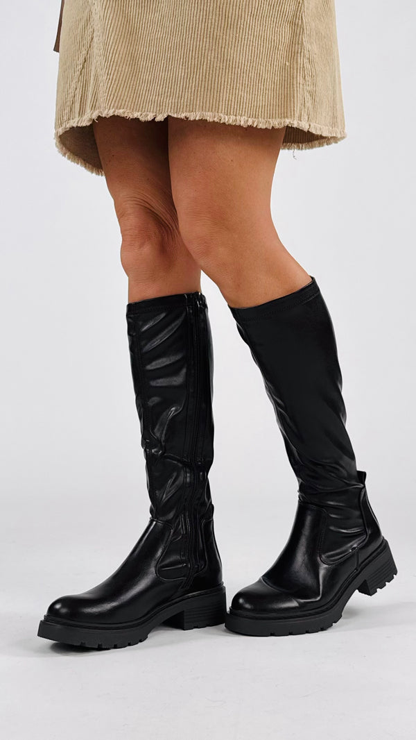 Stivale alto sfoderato