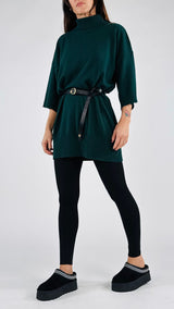 Abito dolcevita lana cachemire Vic.