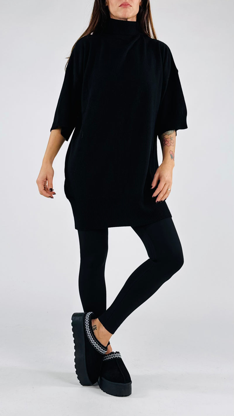 Abito dolcevita lana cachemire Vic.