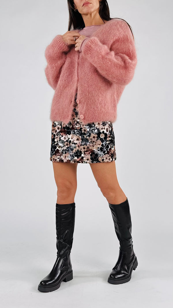 Cardigan over kidmohair H.