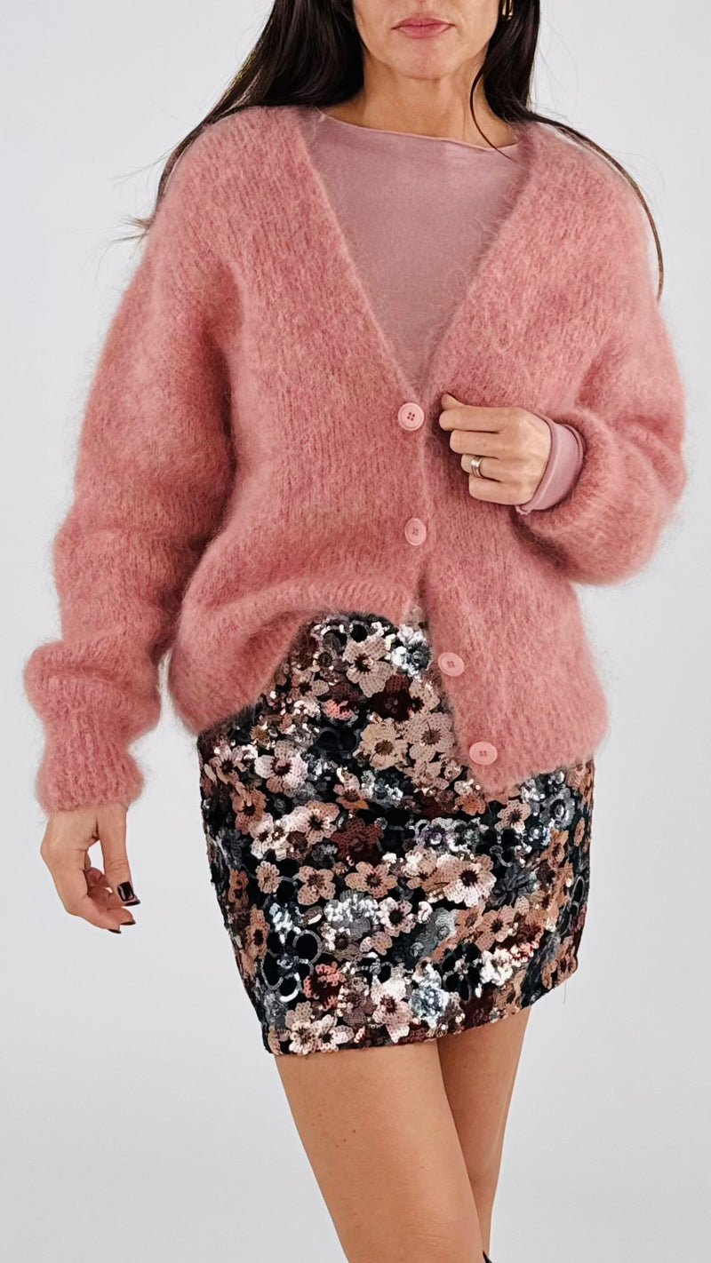 Cardigan over kidmohair H.