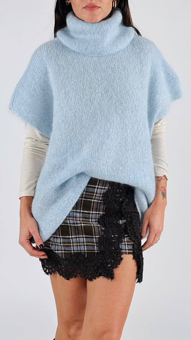 Maxi pull smanicato kidmohair H.