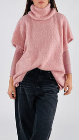 Maxi pull smanicato kidmohair H.