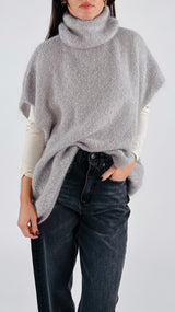 Maxi pull smanicato kidmohair H.