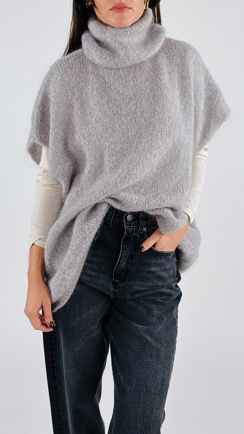 Maxi pull smanicato kidmohair H.