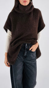 Maxi pull smanicato kidmohair H.