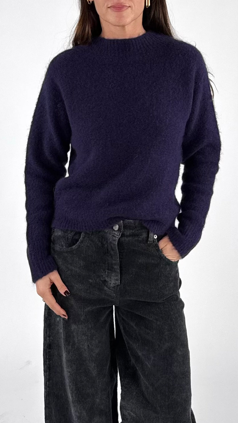 Pull integrale mohair T.