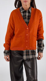 Cardigan viscosa taschine H.