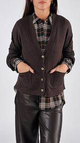 Cardigan viscosa taschine H.