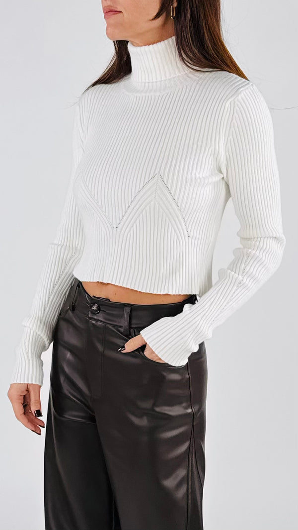 Dolcevita crop costina H.