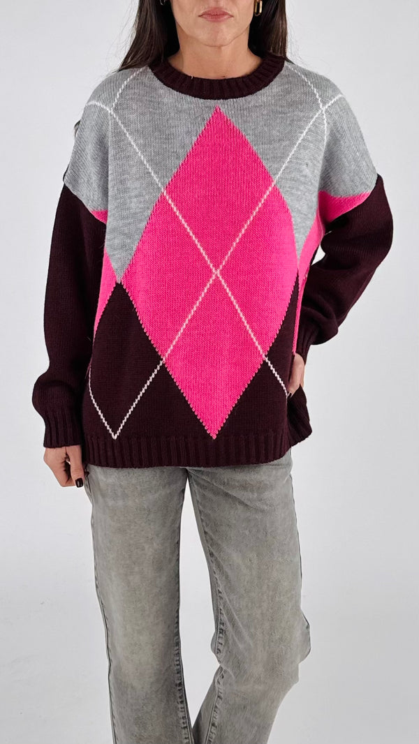 Pull losanghe color H.