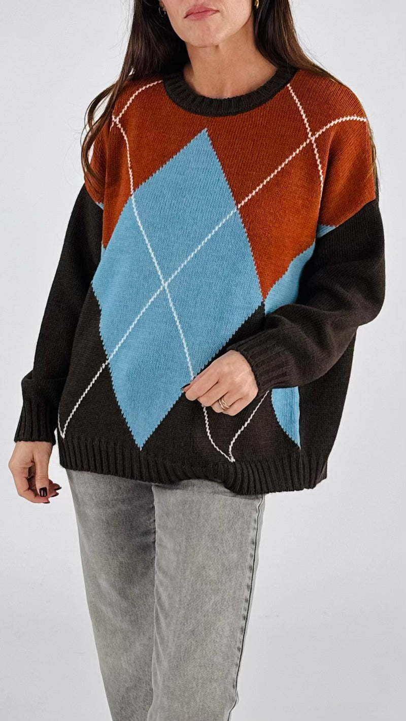 Pull losanghe color H.