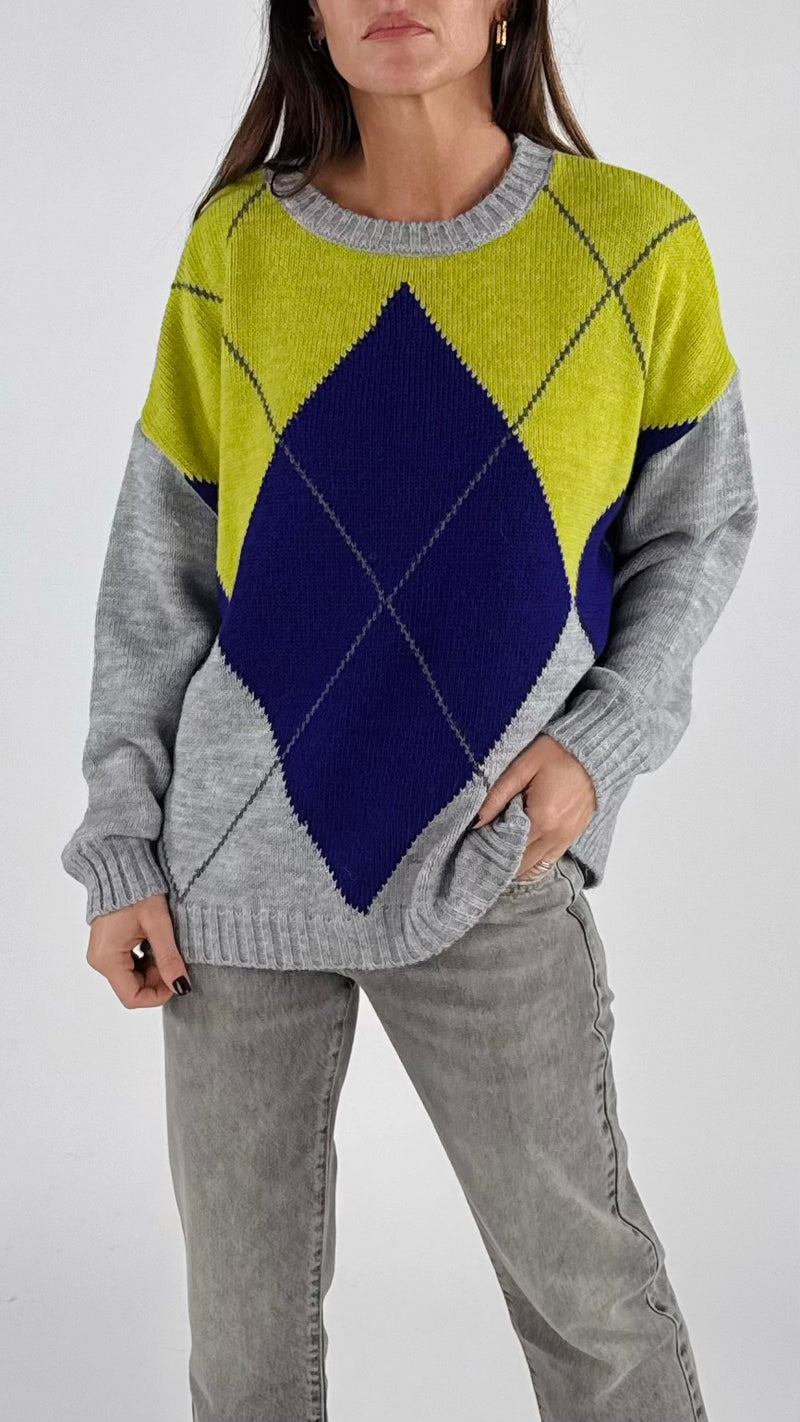 Pull losanghe color H.