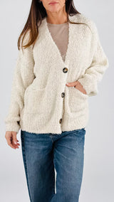 Cardigan over bouclè H.