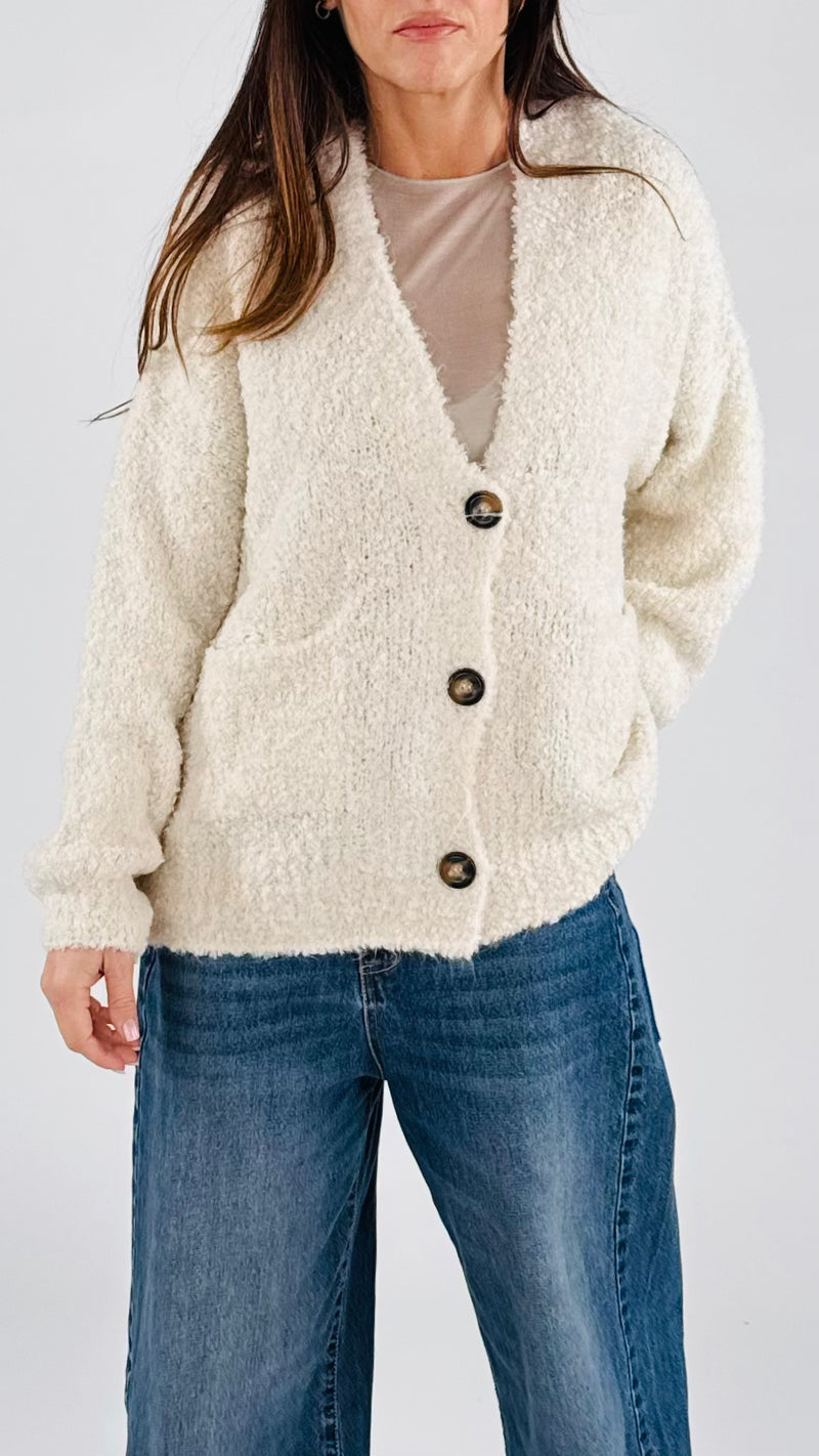 Cardigan over bouclè H.